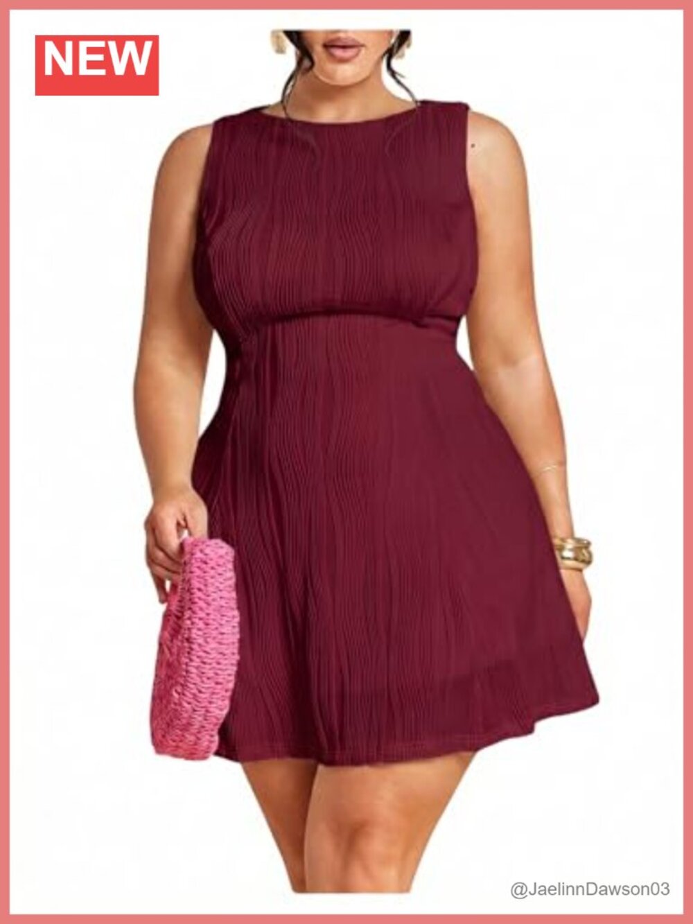 Plus Size Sleeveless Mini Cocktail Dress Wedding Guest Party Summer